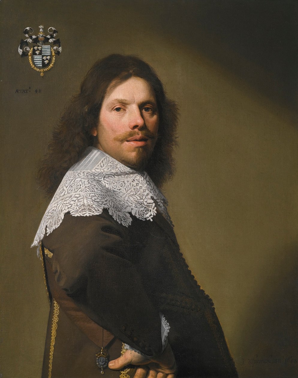 Ritratto di Cornelis Montigny de Glarges da Johannes Cornelisz Verspronck