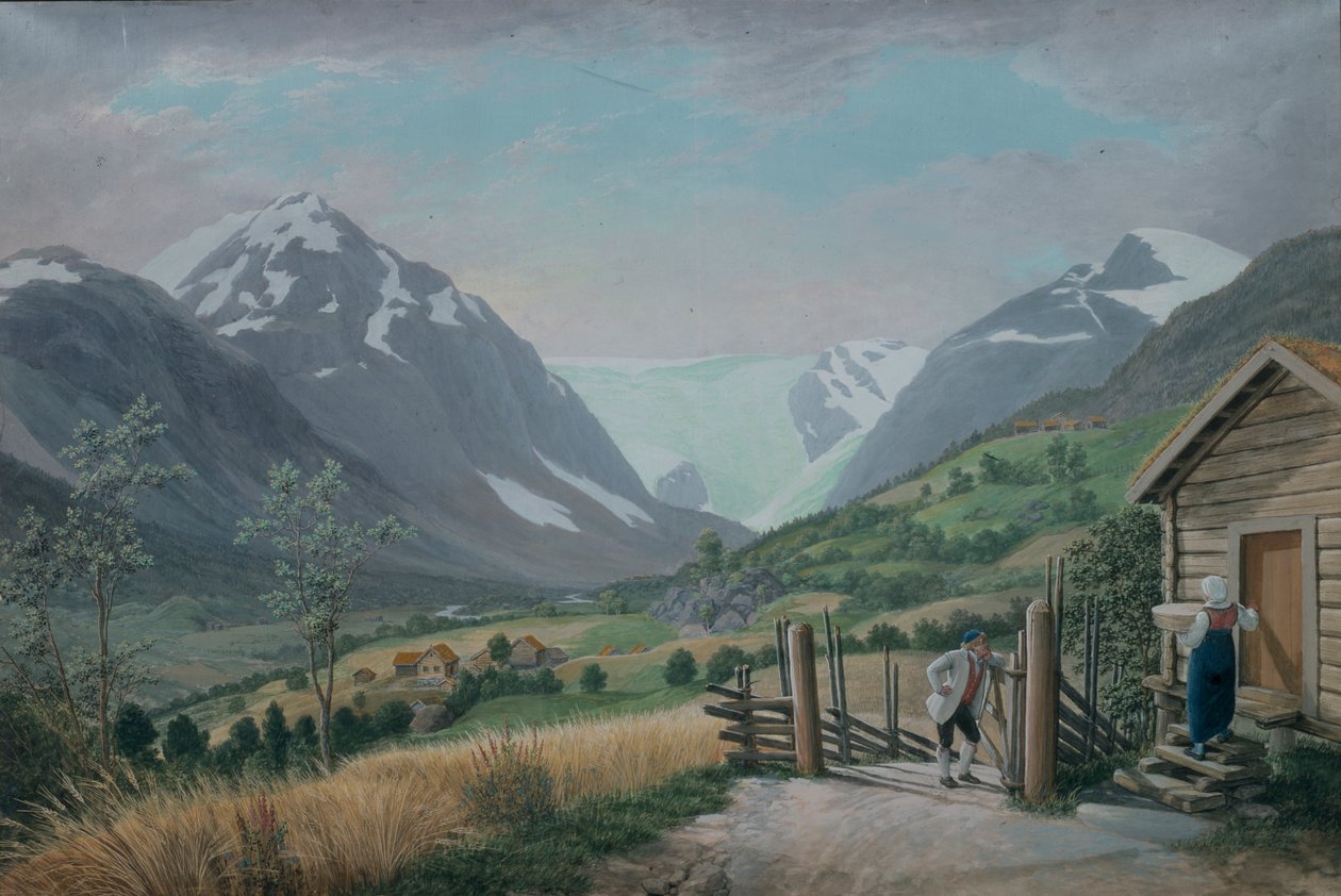 Ghiacciaio di Boeyum, Krondalen da Johannes Flintoe