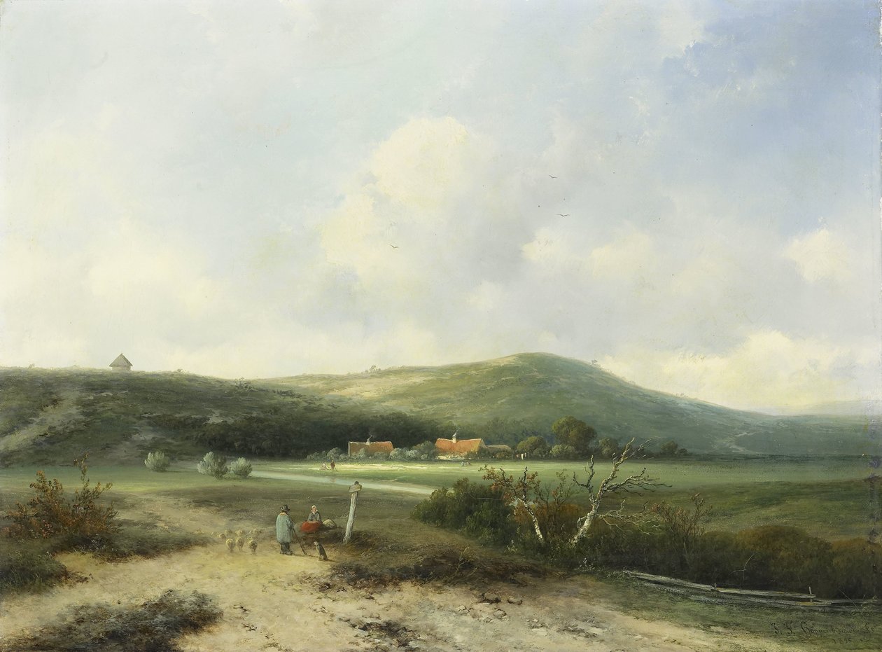 Veduta delle dune da Johannes Franciscus Hoppenbrouwers