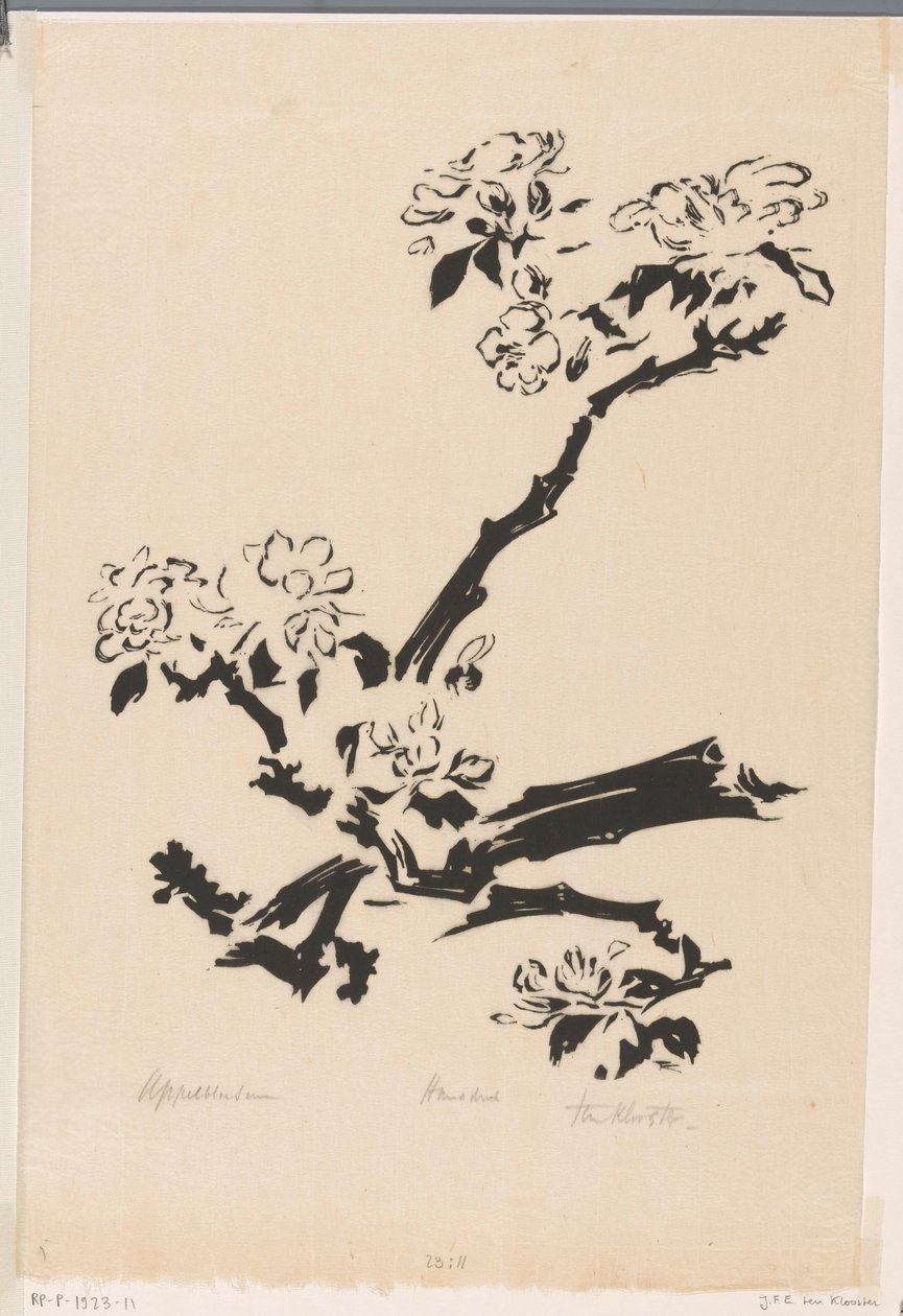 Fiori di melo da Johannes Frederik Engelbert ten Klooster (signed by artist)