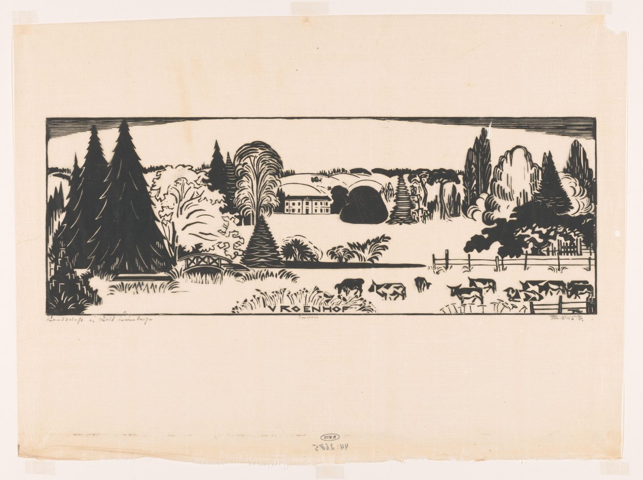 Paesaggio nel Sud Limburg da Johannes Frederik Engelbert ten Klooster (signed by artist)