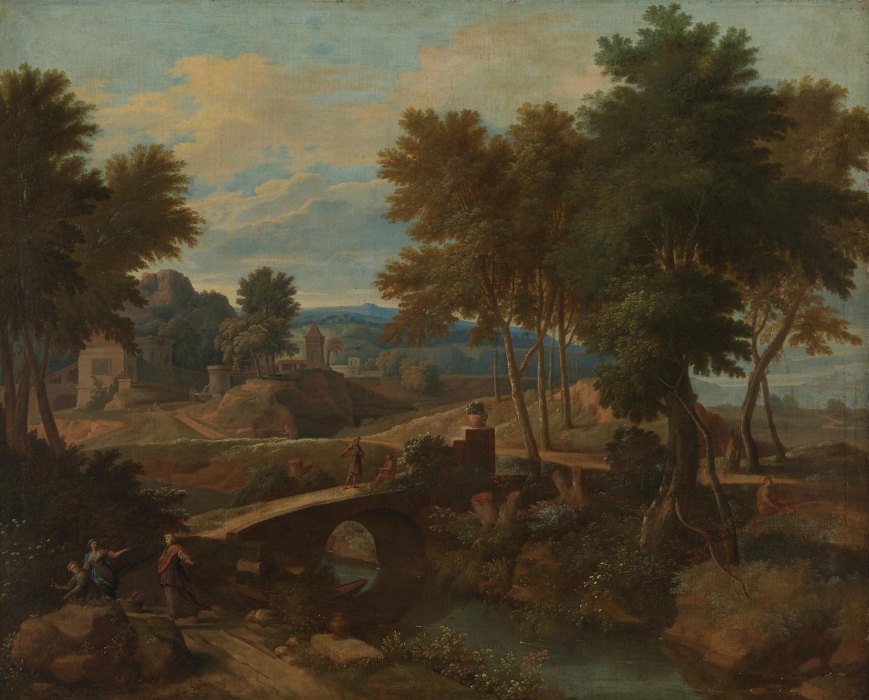 Paesaggio ideale dal carattere italiano da Johannes Glauber