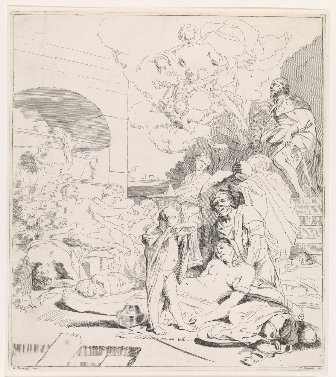Supplica di San Rocco da Johannes Glauber