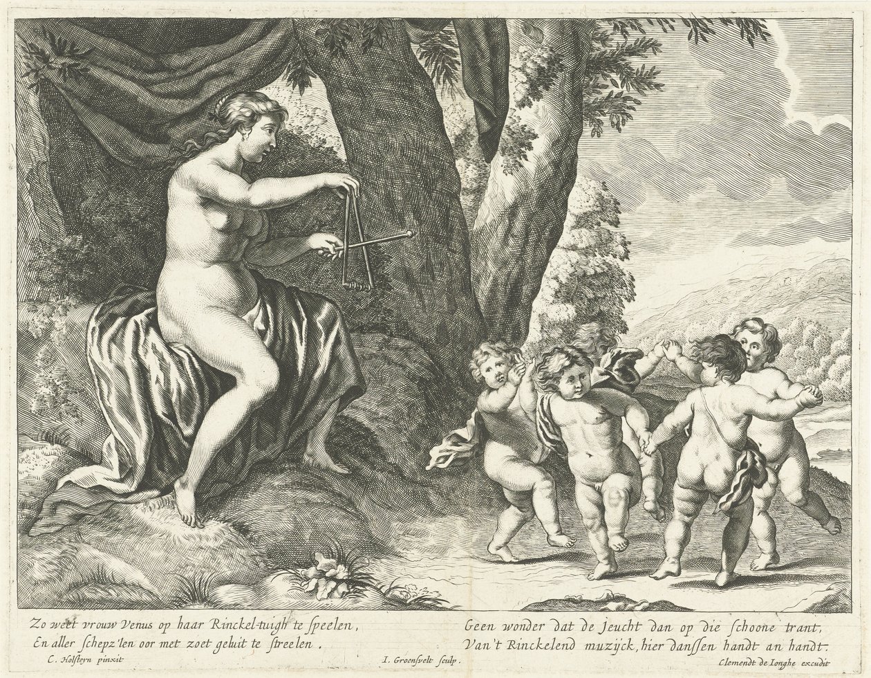 Venere e putti danzanti da Johannes Gronsveld