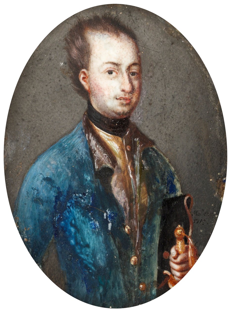 Ritratto del Re Carlo XII di Svezia 1682-1718 da Johannes Heinrich Möller