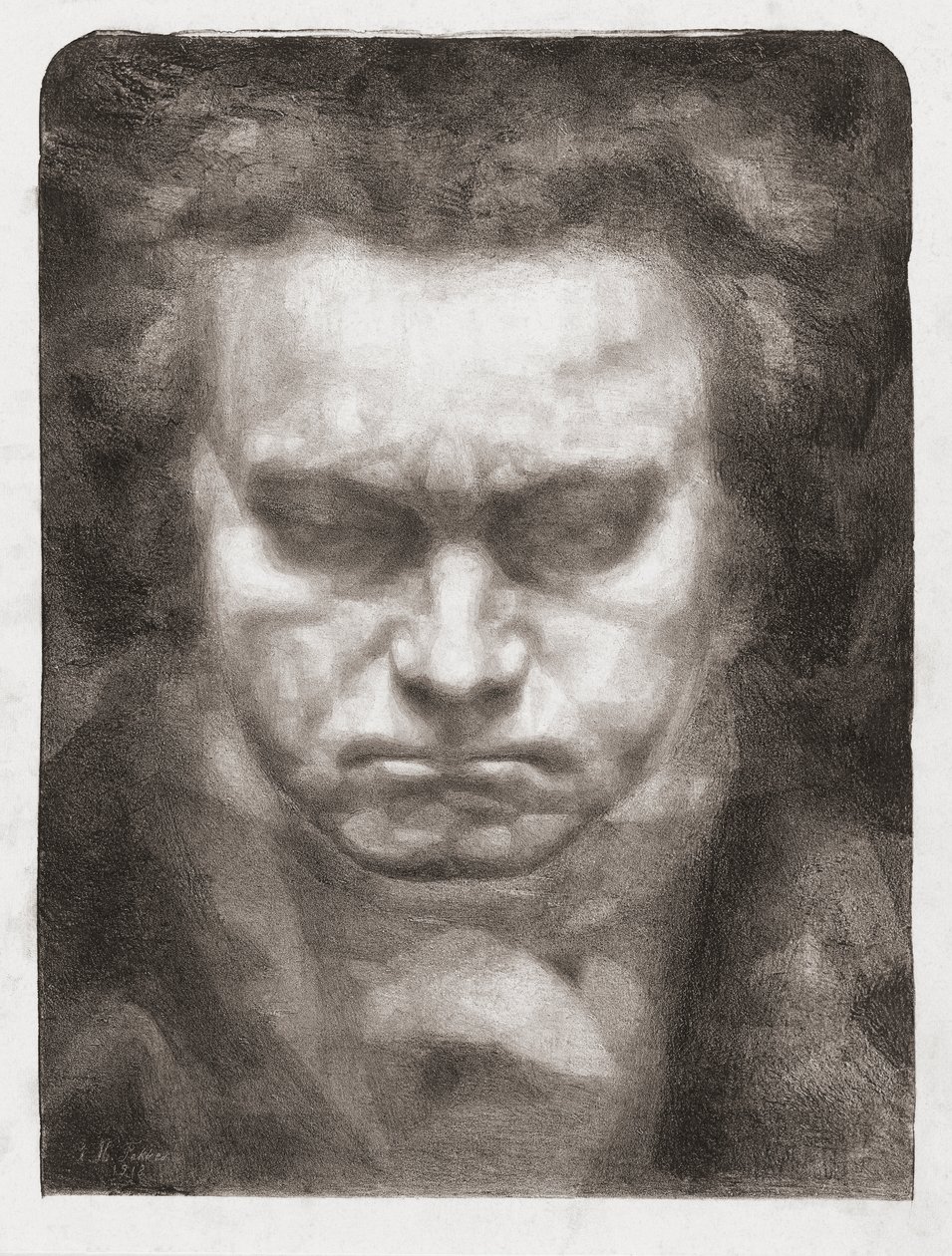 Ludwig van Beethoven, ritratto da Johannes Hendricus Fekkes