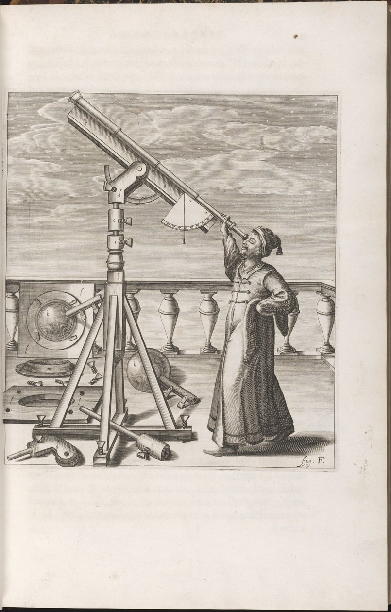 Johannes Hevelius, Selenographia, 1647 da Johannes Hevelius