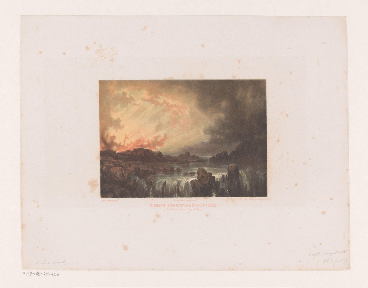 Origine della Terra da Johannes Hilverdink