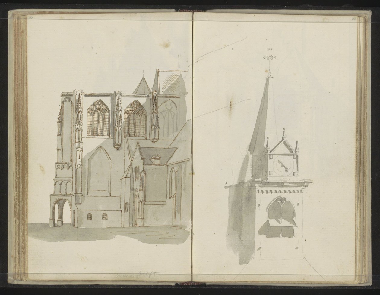 Chiesa Vecchia a Delft da Johannes Huibert Prins