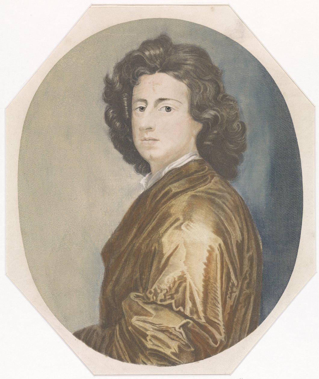 Ritratto del pittore Gottfried Kneller da Johannes Jacobsz van den Aveele (attributed to)