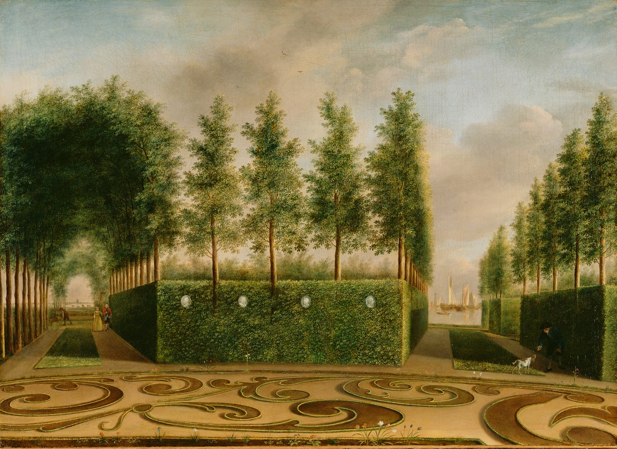 Un Giardino Formale, 1766 da Johannes Janson