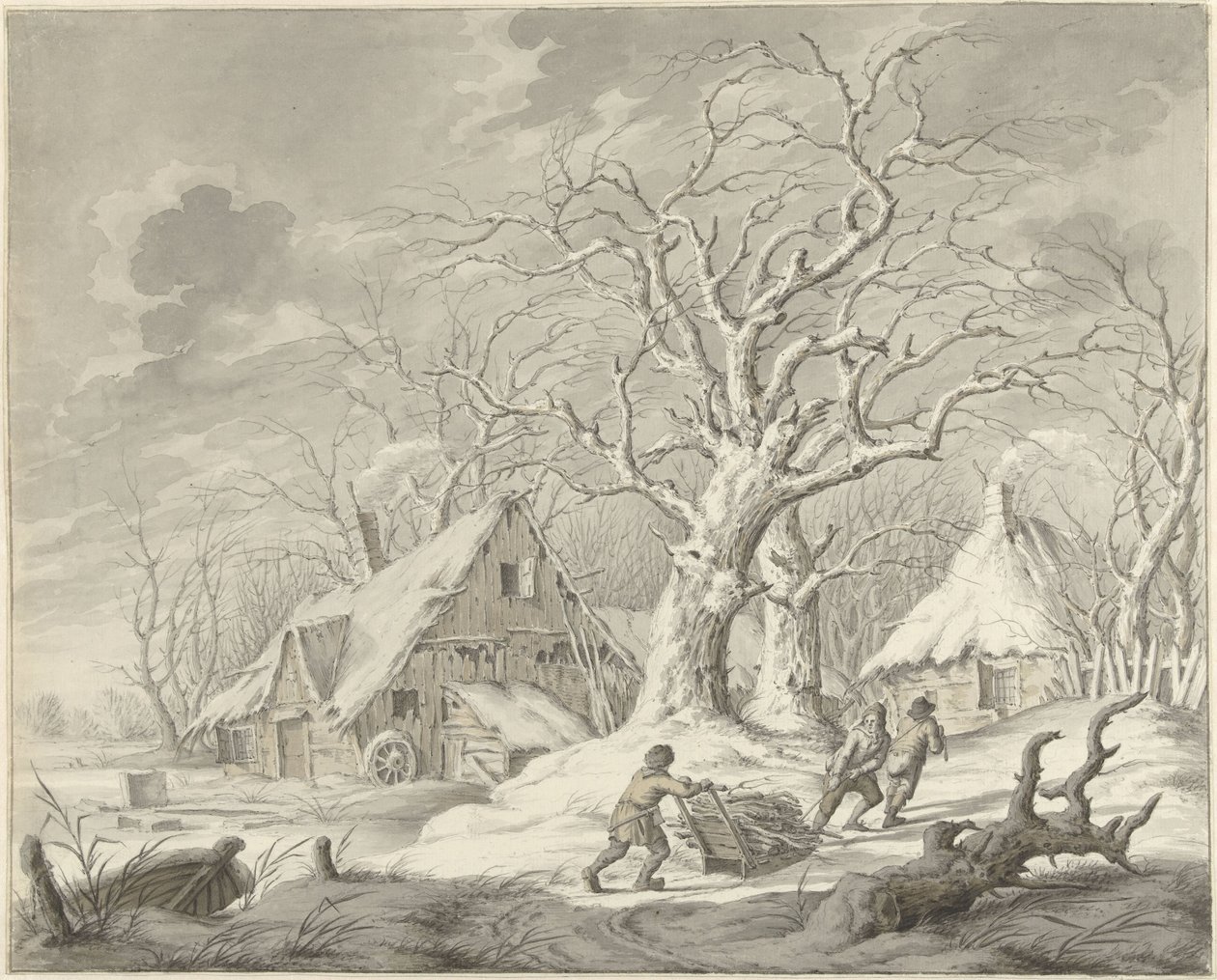 Paesaggio invernale da Johannes Jelgerhuis