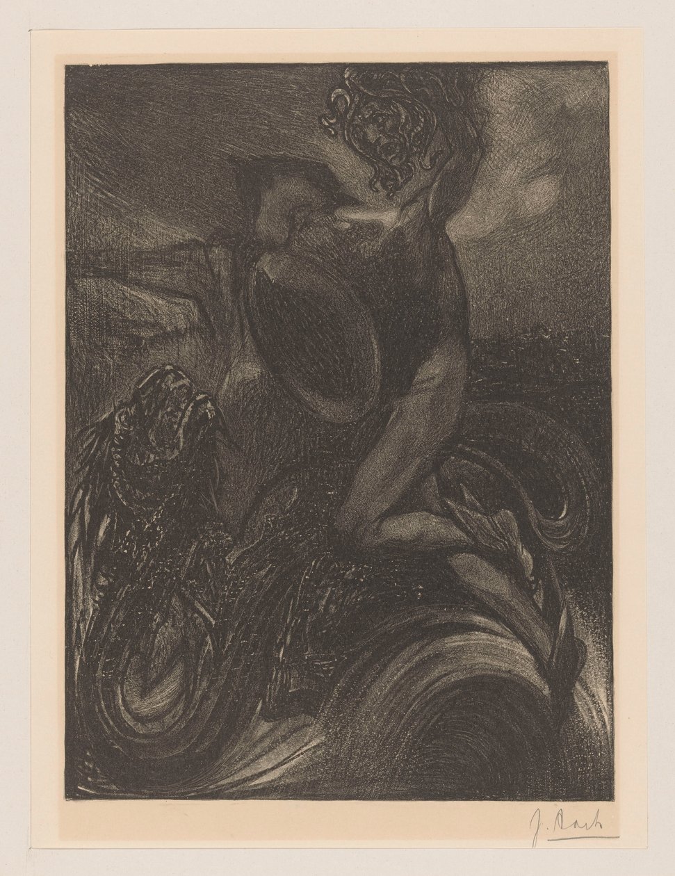 Perseo e il mostro marino da Johannes Josephus Aarts (signed by artist)