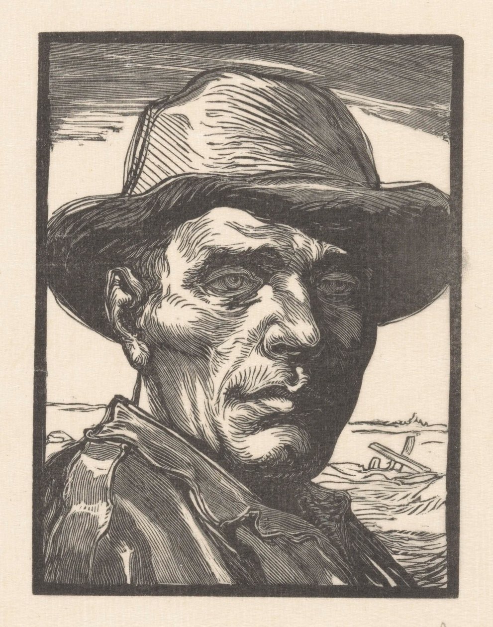 Ritratto di un uomo sconosciuto da Johannes Josephus Aarts (signed by artist)
