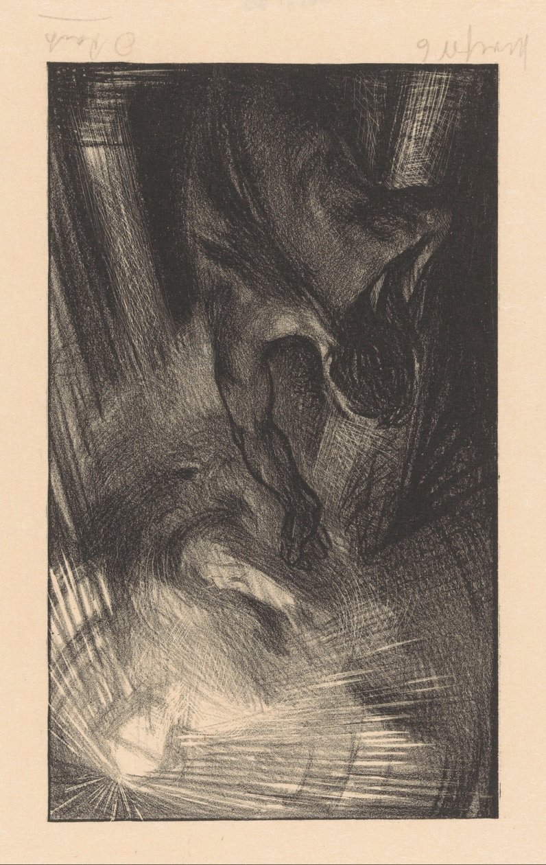 Apparizione di una figura luminosa da Johannes Josephus Aarts (signed by artist)
