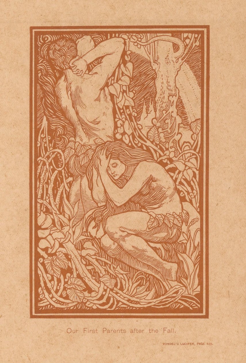 Adamo ed Eva dopo la caduta da Johannes Josephus Aarts