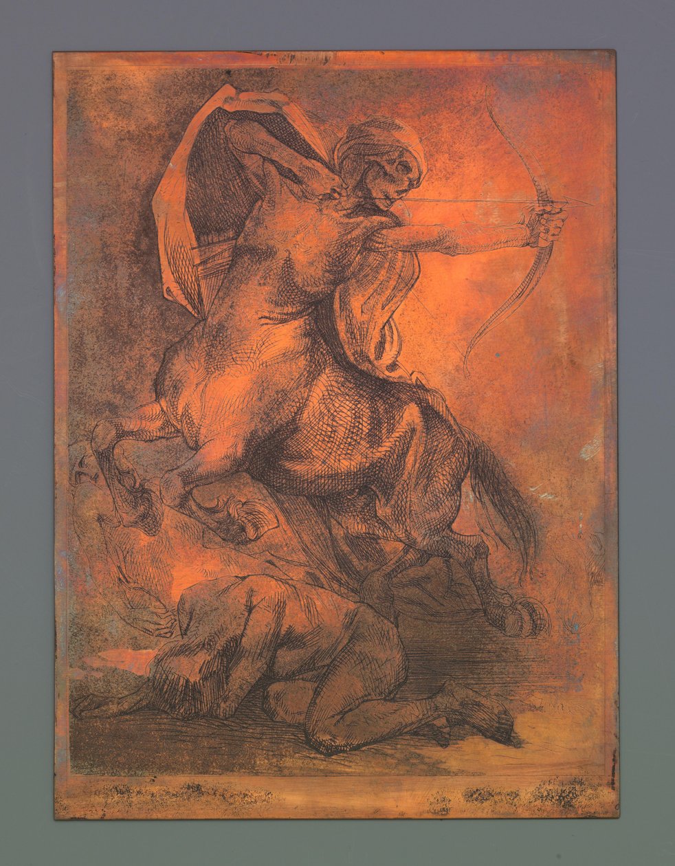 La morte come centauro con arco e freccia da Johannes Josephus Aarts
