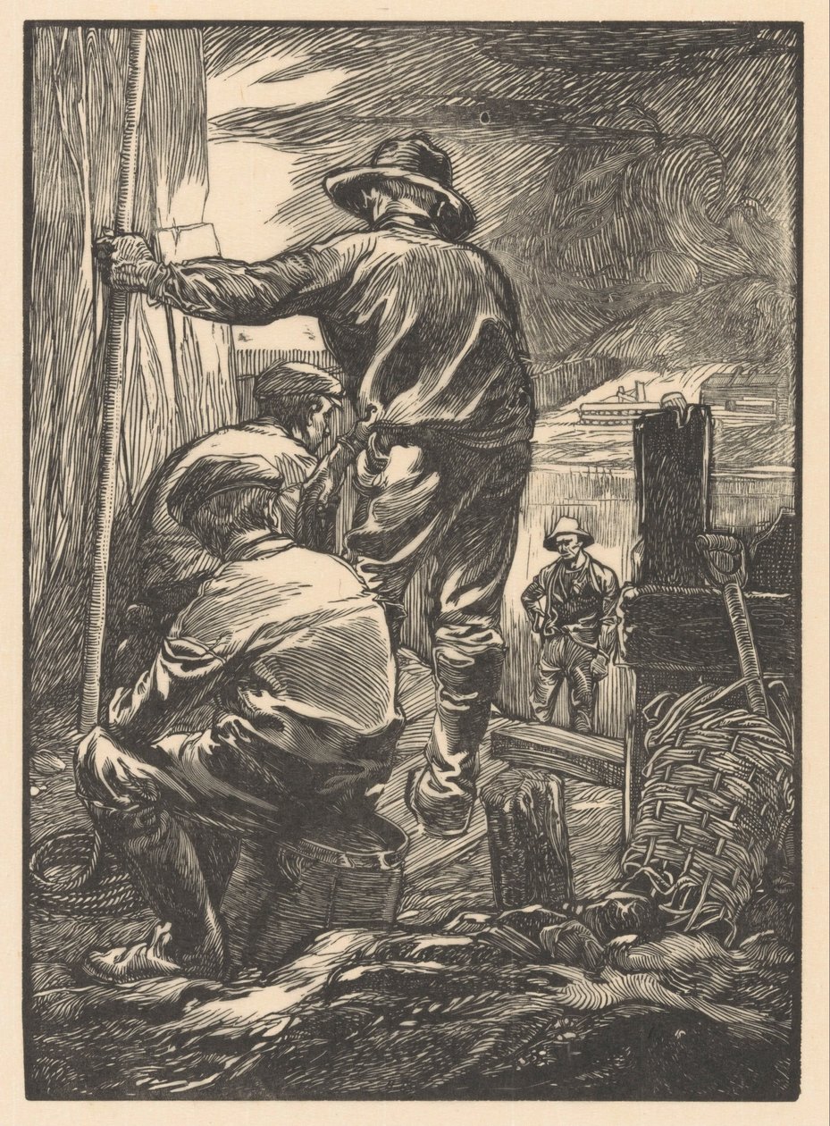 Quattro lavoratori vicino all