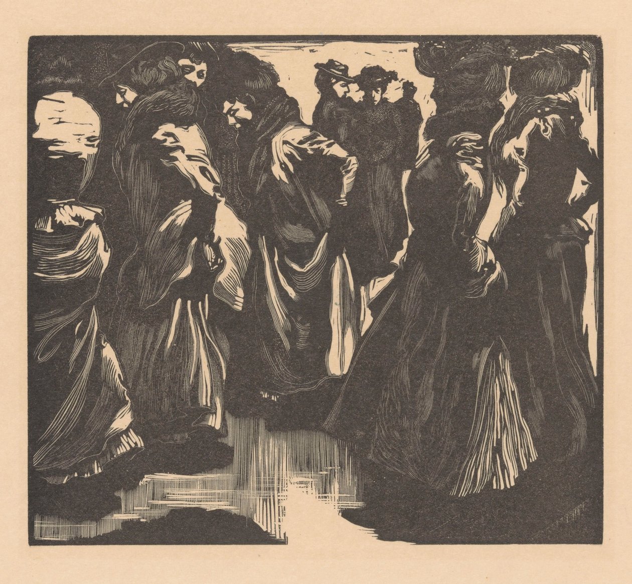 Donne sotto la pioggia da Johannes Josephus Aarts