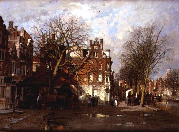 Veduta di città capriccio da Johannes Karel Christian Klinkenberg