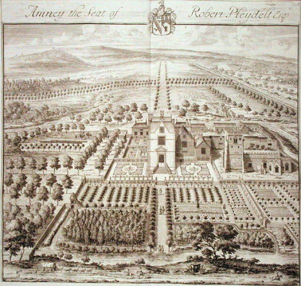 Amney, la residenza di Robert Pleydell, Esq. da Johannes Kip