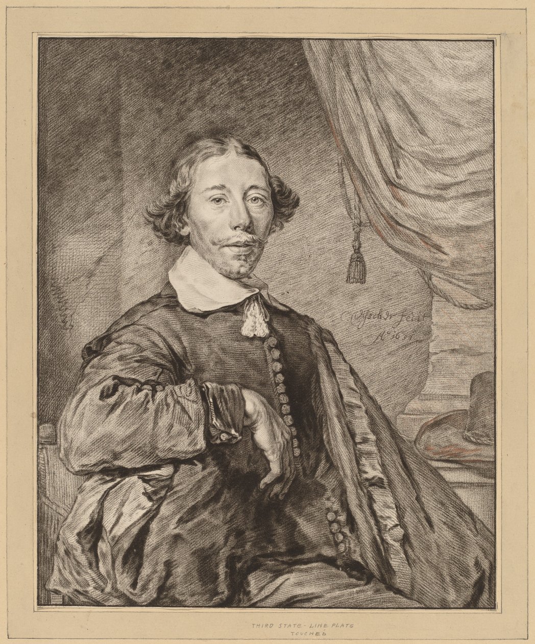 Ritratto di un uomo seduto da Johannes Kornlein