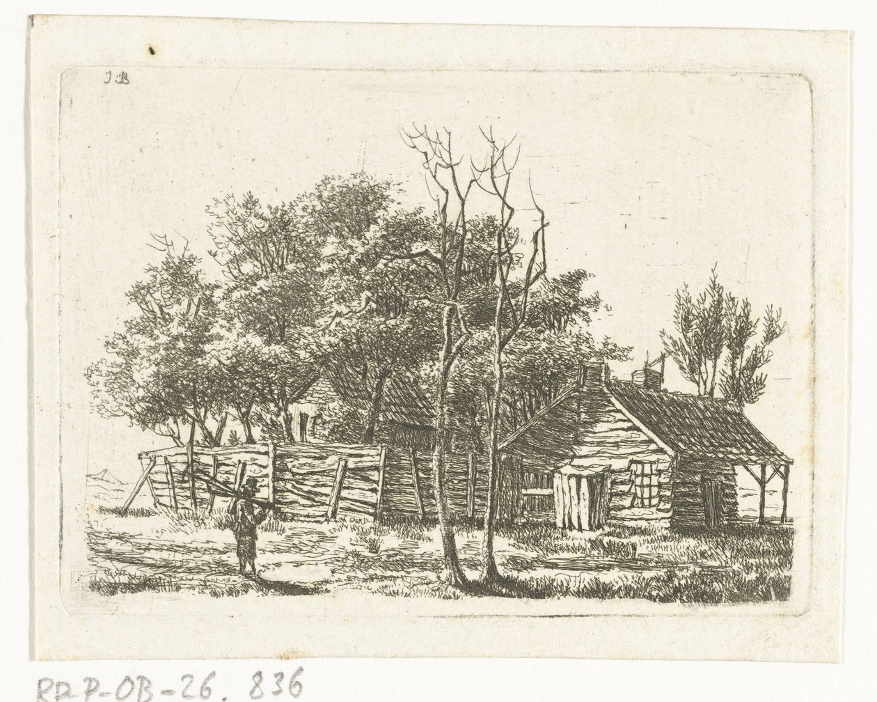 Ghiacciaia presso la Porta di Utrecht da Johannes Ludovicus van den Bos