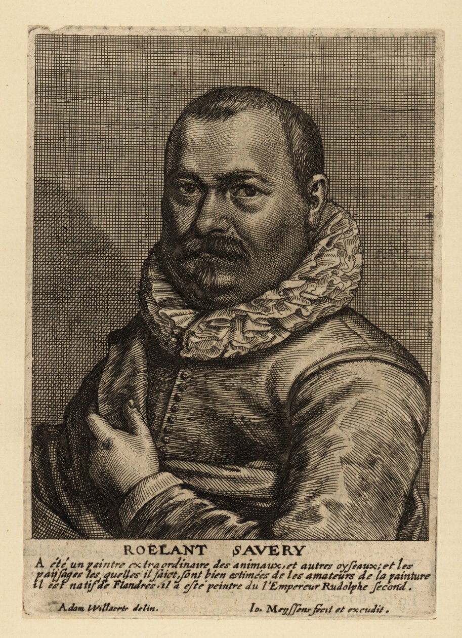 Ritratto di Roelant Savery, pittore fiammingo dell