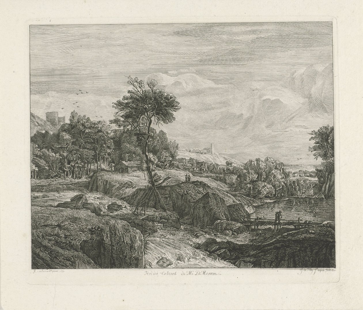 Paesaggio roccioso da Johannes Pieter de Frey