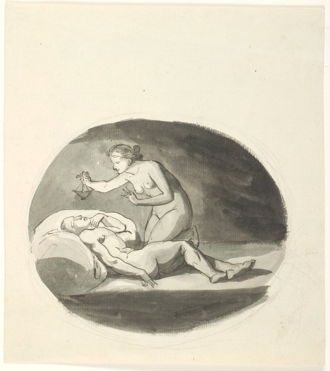 Psiche e Amore Addormentato da Johannes Senn