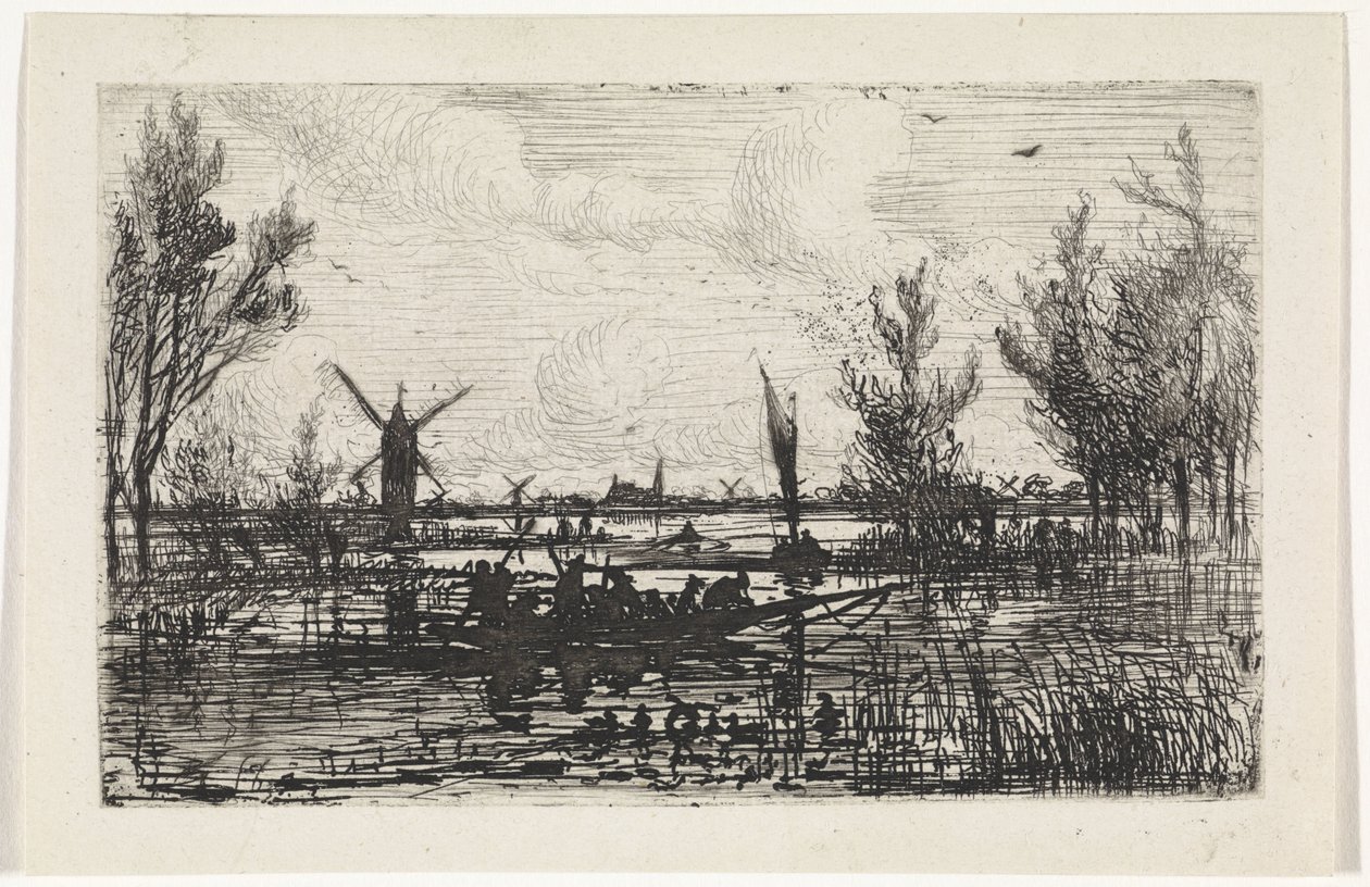 Paesaggio olandese da Johannes Tavenraat