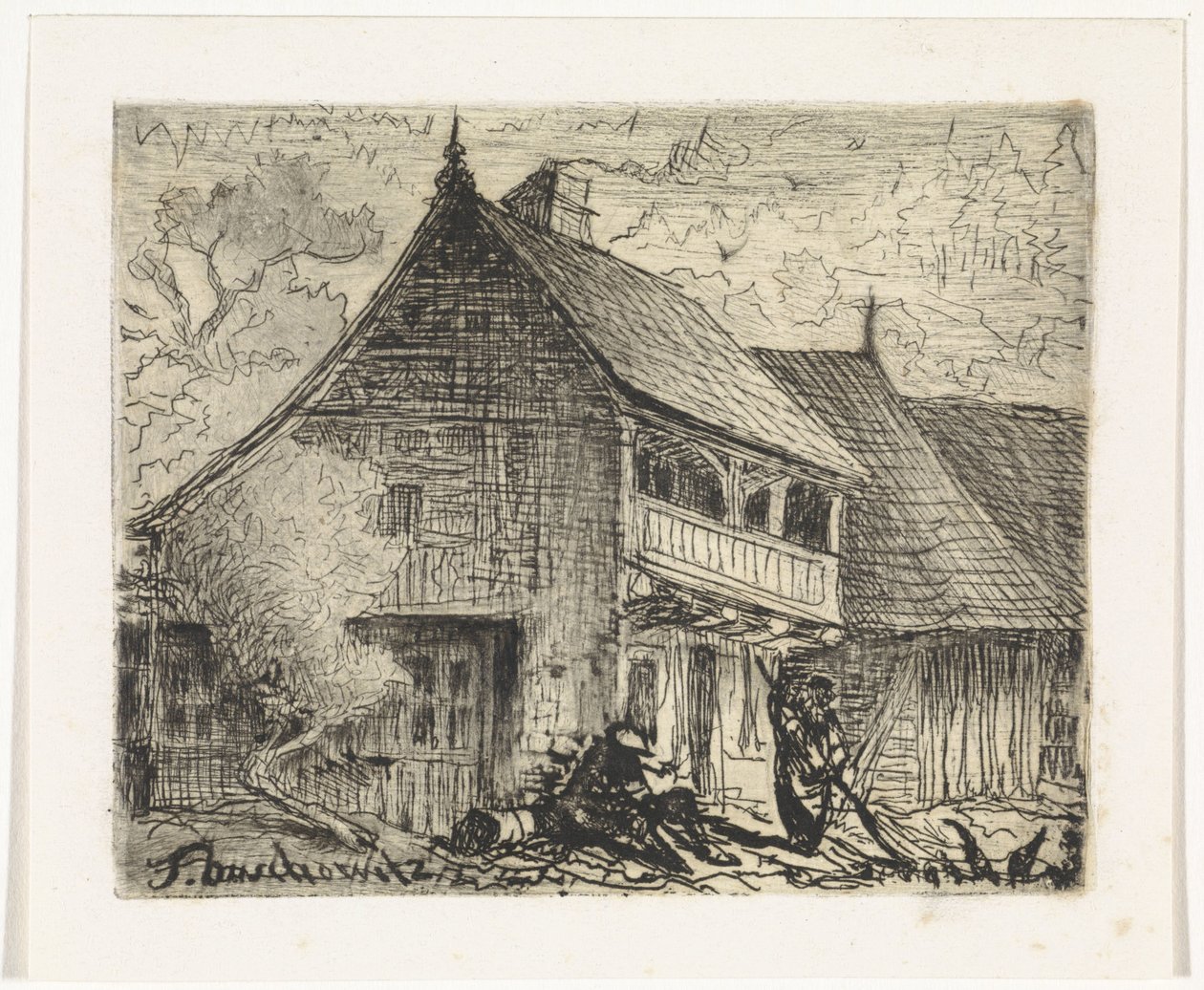 Casetta ad Auschwitz in Boemia da Johannes Tavenraat