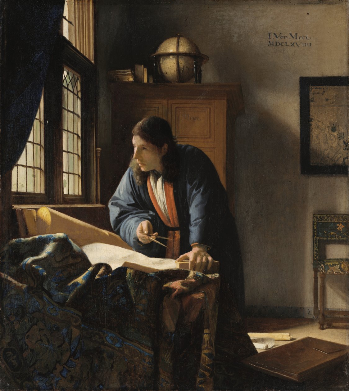 Il Geografo da Johannes Vermeer