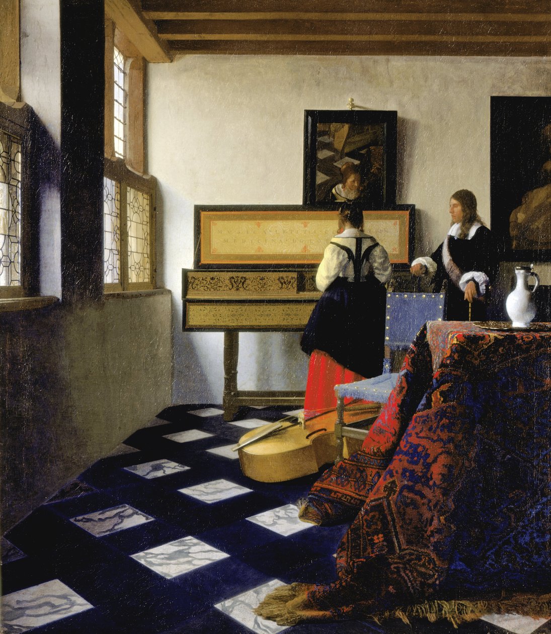Die Musikstunde da Johannes Vermeer
