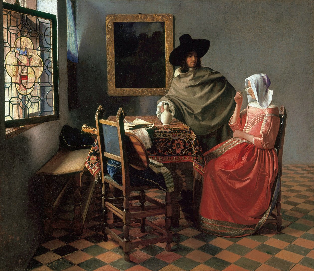 Das Weinglas da Johannes Vermeer