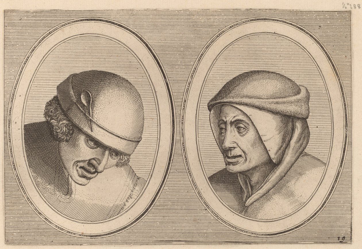 "Houte Klaes" e "Kommer-stoofs" da Johannes and Lucas van Doetechum after Pieter Bruegel the Elder
