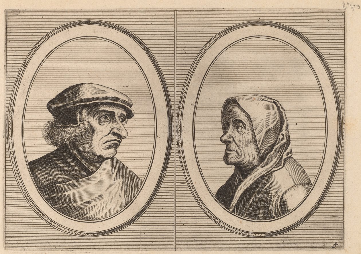 "Joris Ysegrim" e "Quastighe Jopje" da Johannes and Lucas van Doetechum after Pieter Bruegel the Elder