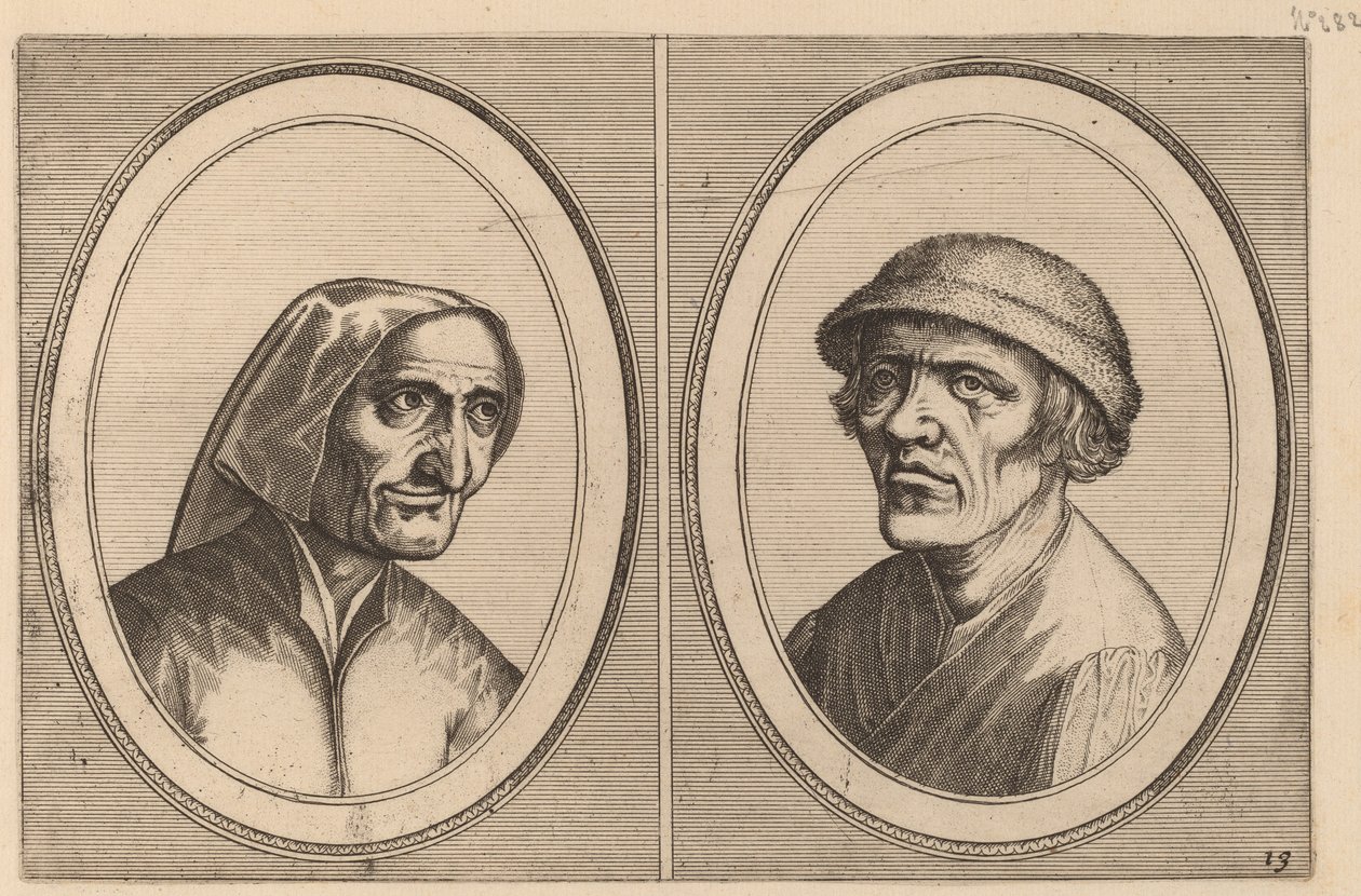 "Maey Veeghde-pot" e "Pannetje Vet" da Johannes and Lucas van Doetechum after Pieter Bruegel the Elder
