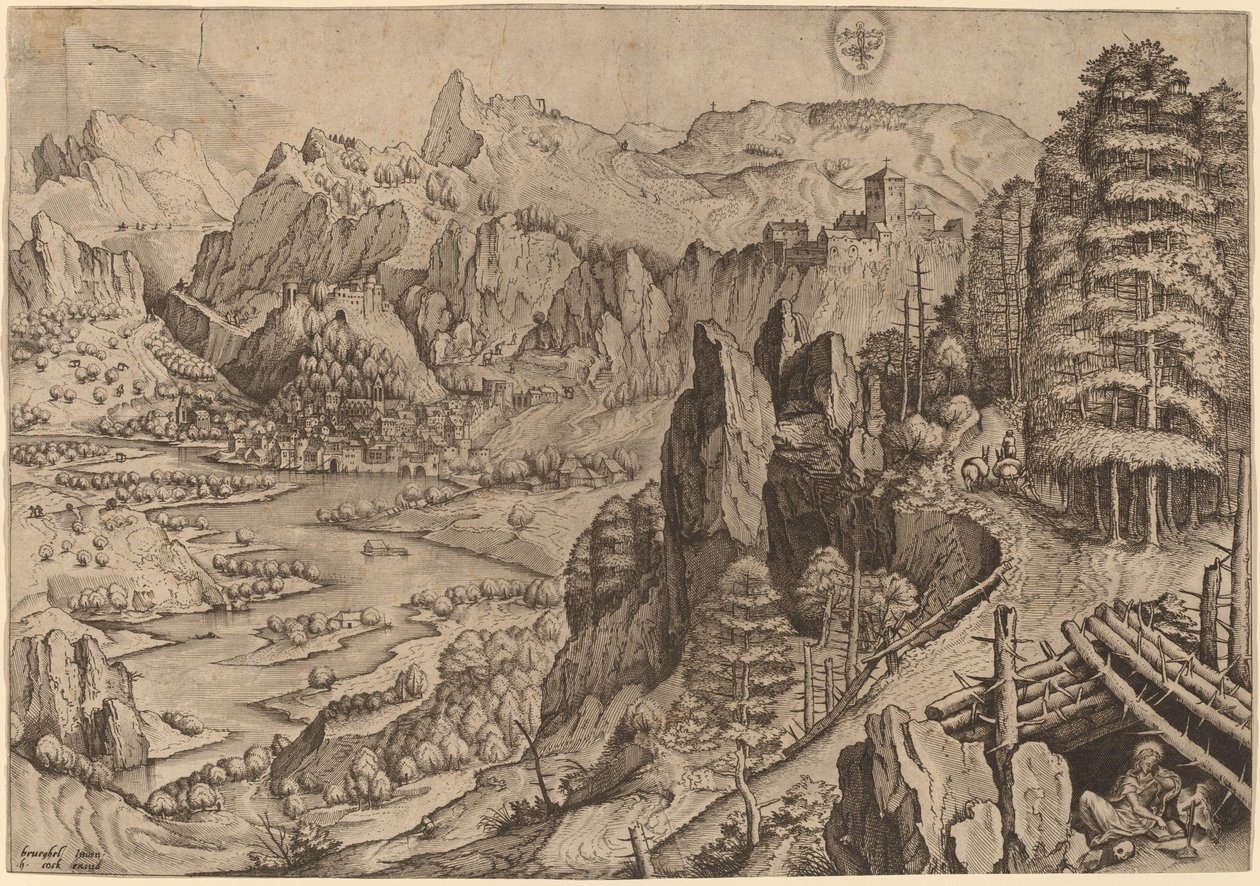 Maddalena penitente da Johannes and Lucas van Doetechum after Pieter Bruegel the Elder