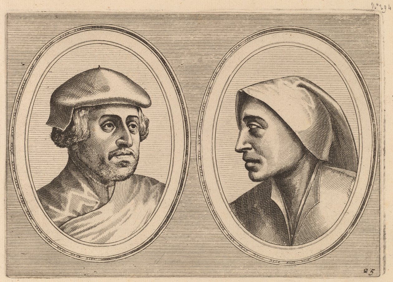 "Oprechte Lammert" e "Deughdighe Geertruyd" da Johannes and Lucas van Doetechum after Pieter Bruegel the Elder