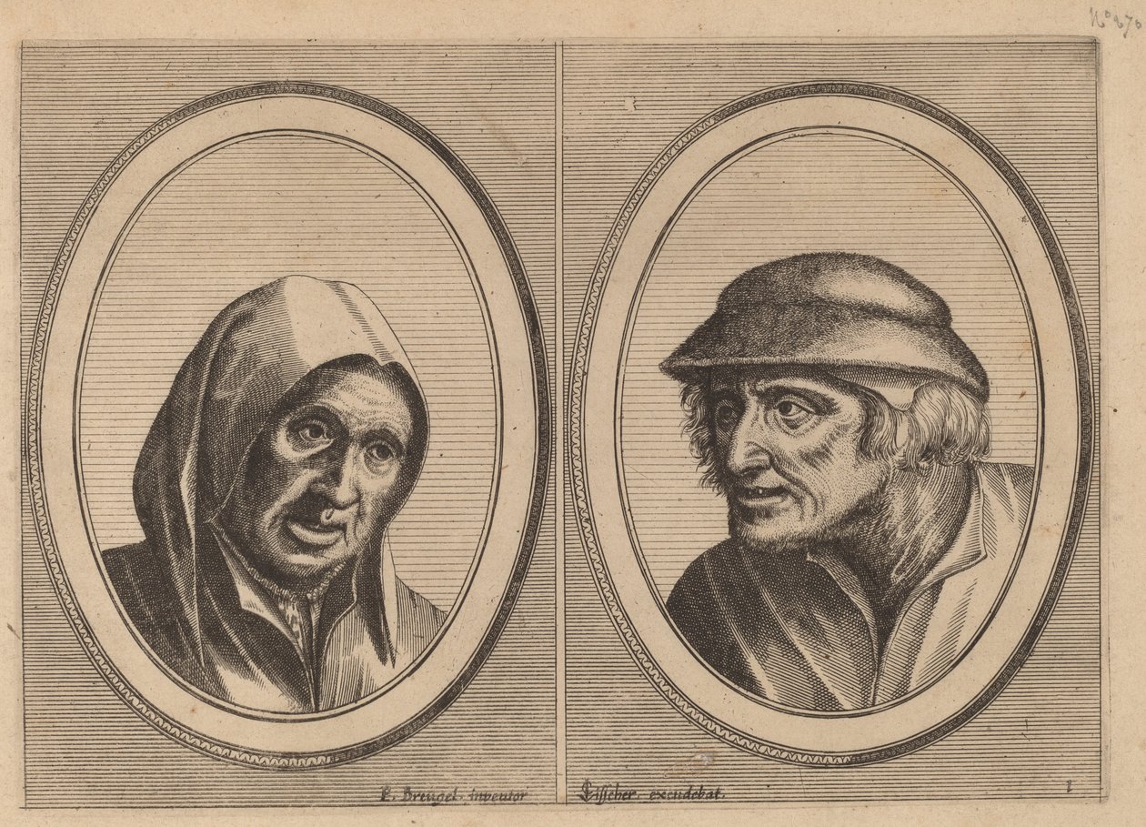 "Susanna Smuls" e "Leuye Joost" da Johannes and Lucas van Doetechum after Pieter Bruegel the Elder