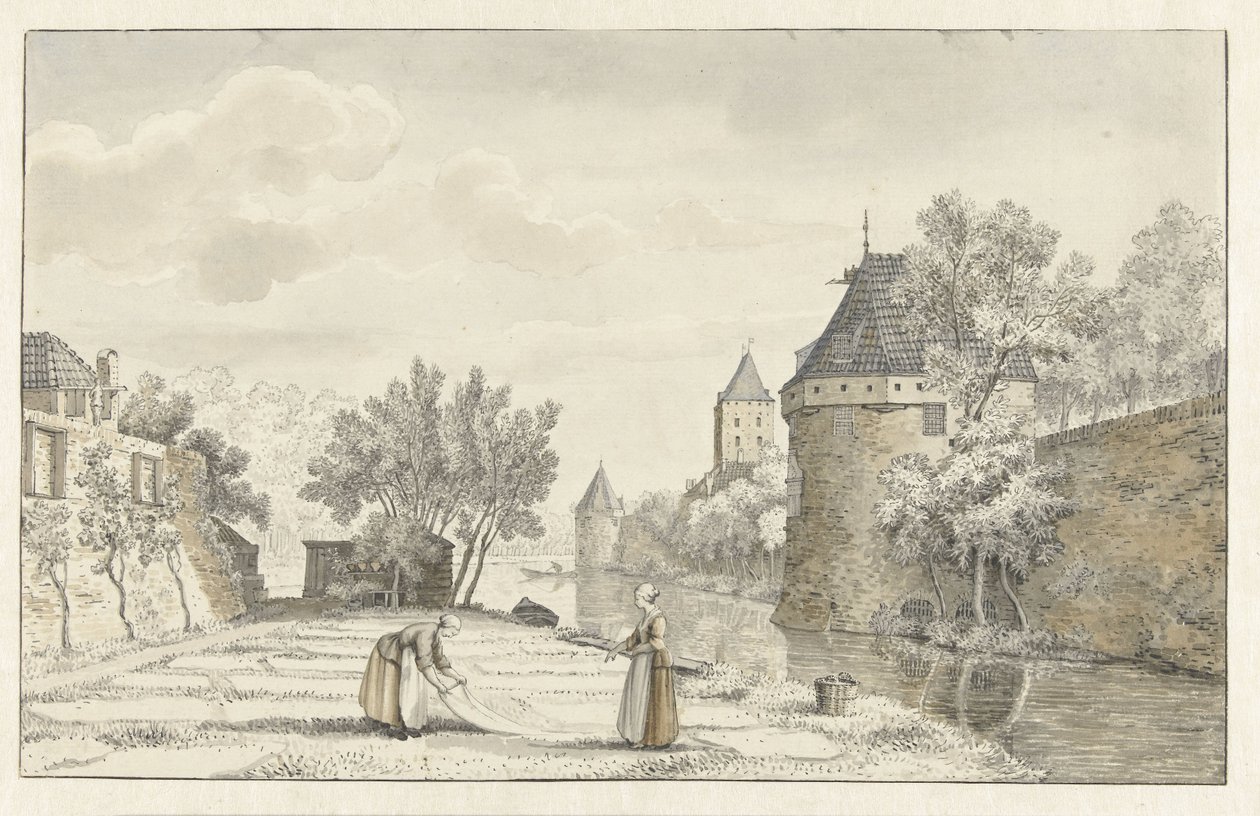 Veduta della Torre Plompe a Utrecht da Johannes de Bosch