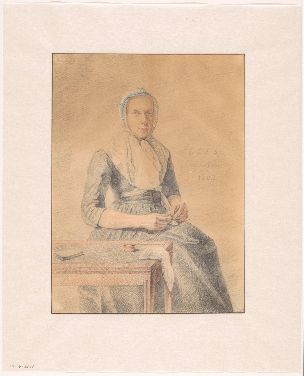 Ritratto di Catharina van Eck da Johannes de Koning (signed by artist)