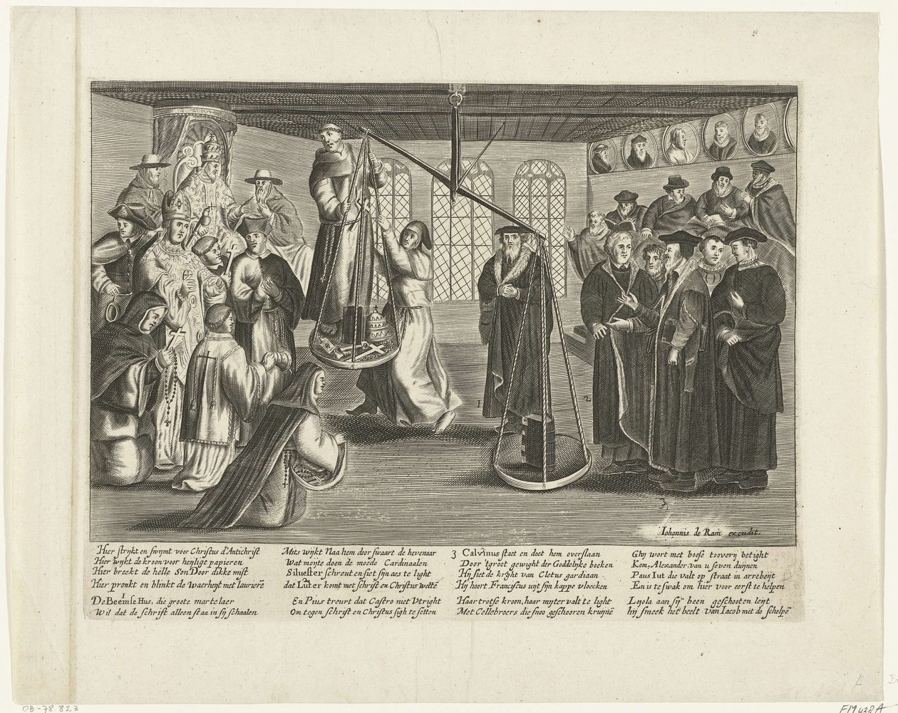 Pesare la Bibbia, 1660 da Johannes de Ram