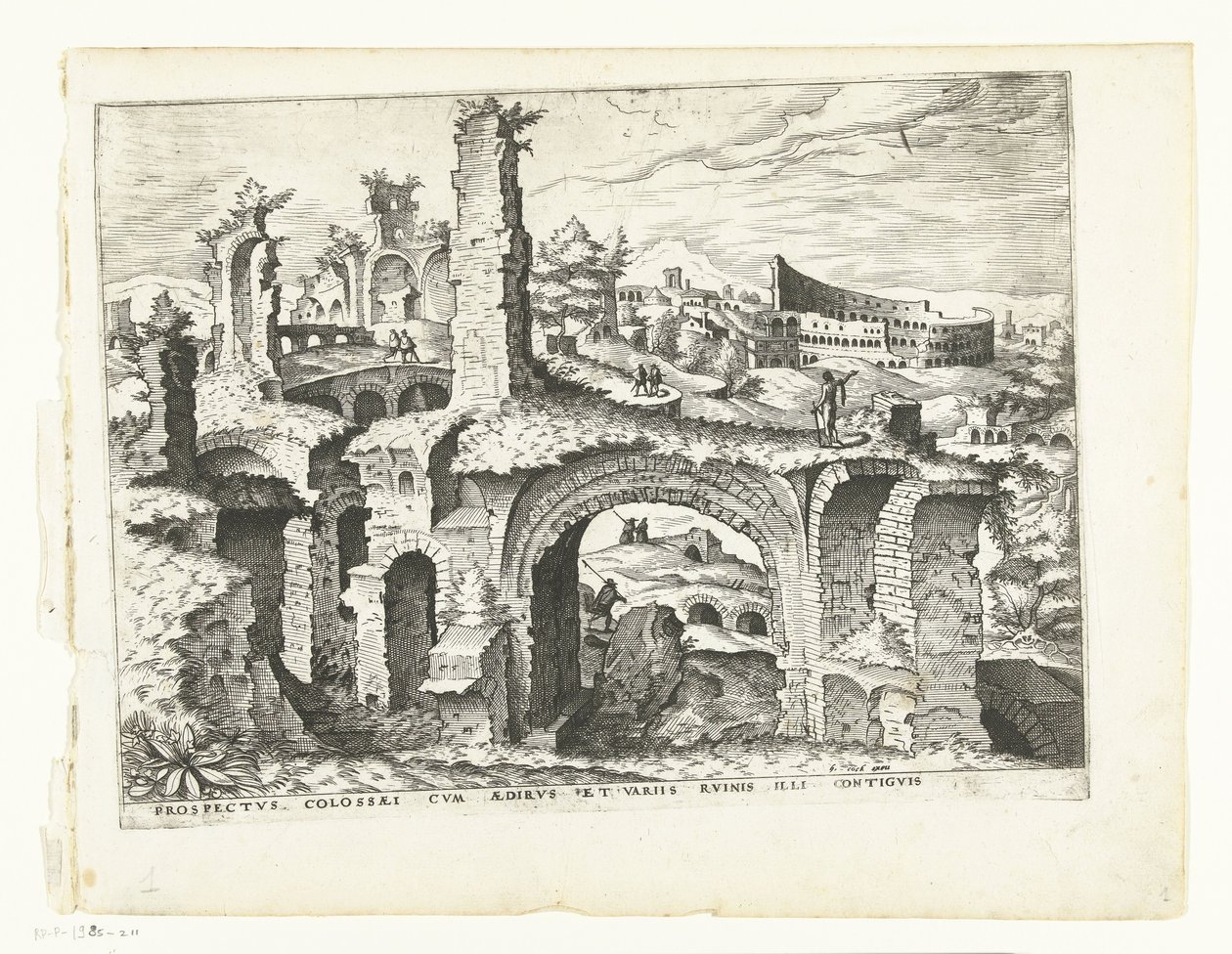 Vista del Colosseo da Johannes of Lucas van Doetechum (attributed to)