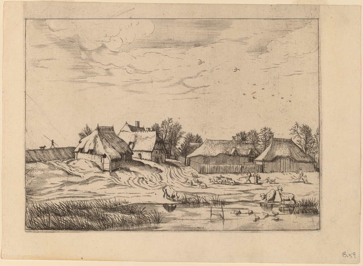 Fattorie da Johannes van Doetechum, the Elder and Lucas