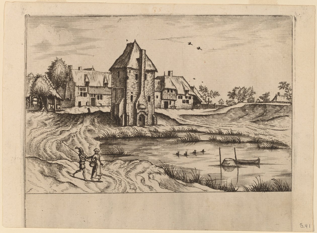 Fattorie da Johannes van Doetechum, the Elder and Lucas