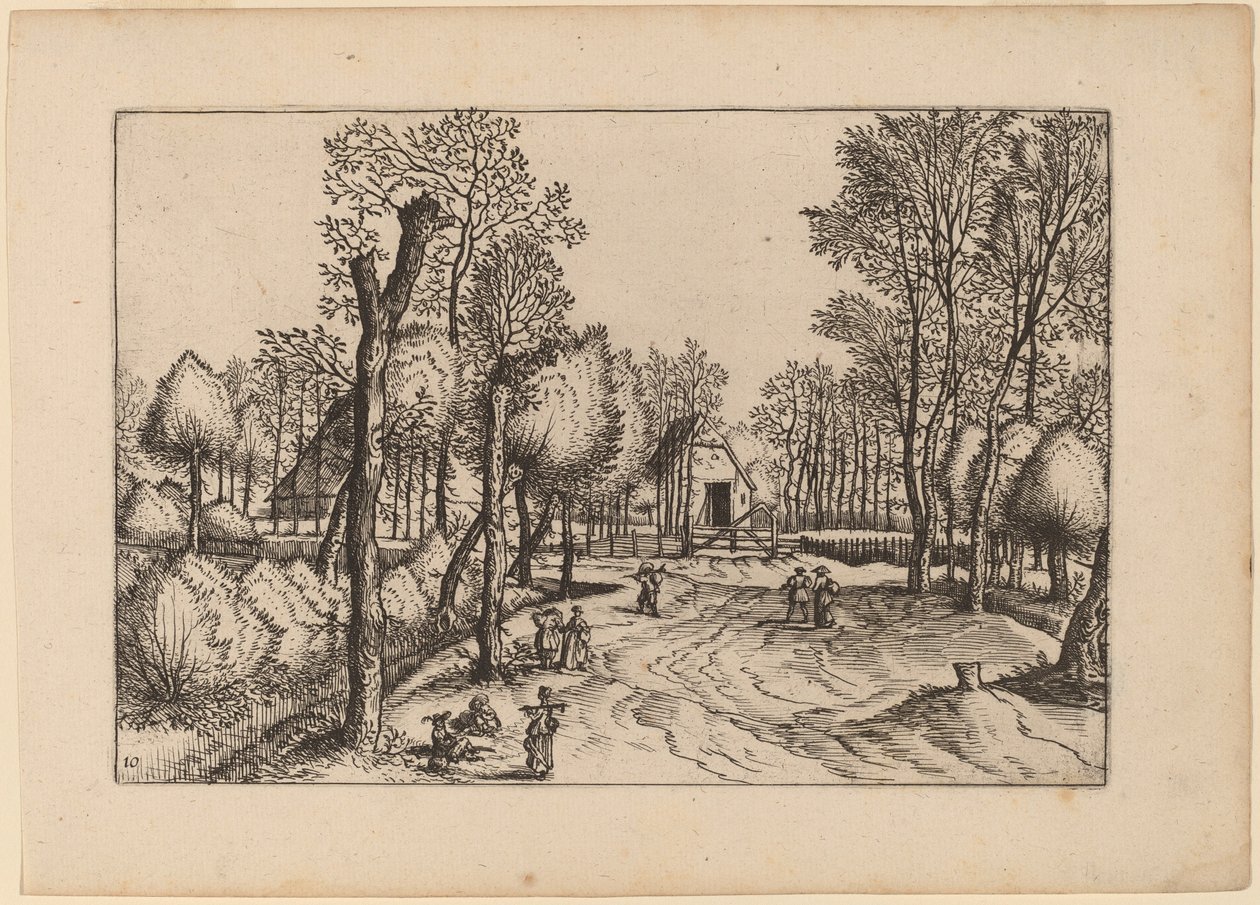 Fattorie da Johannes van Doetechum, the Elder and Lucas