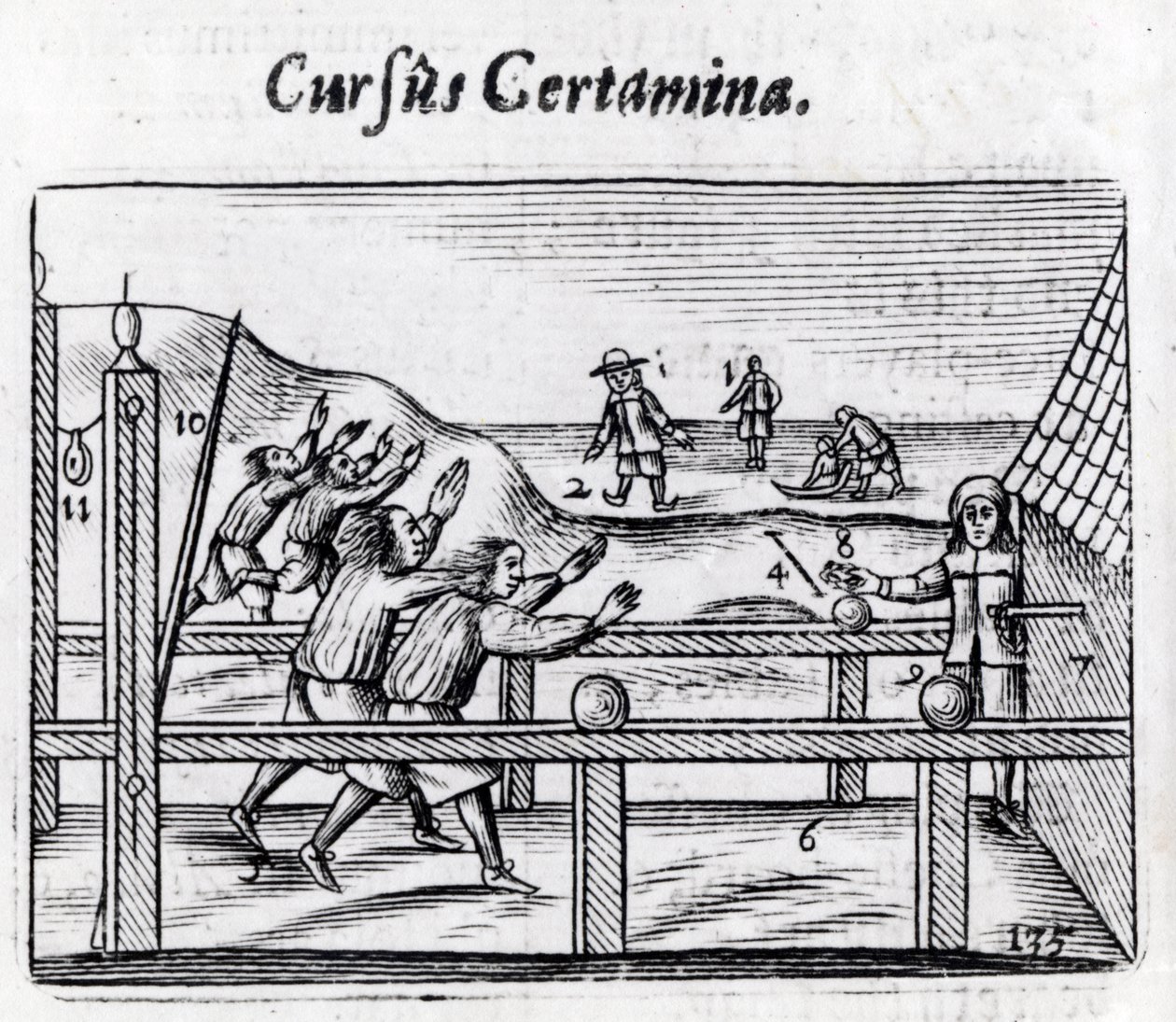 Gare di ragazzi da Orbis Sensualium Pictus, 1658 da John Amos Comenius