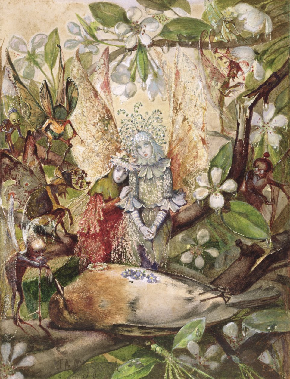La morte di Cock Robin da John Anster Fitzgerald